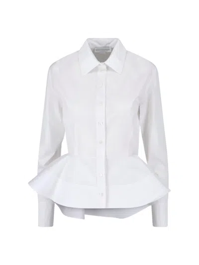 Stella Mccartney Cotton Poplin Shirt In White