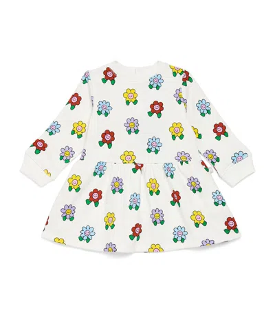 Stella Mccartney Kids' Cotton Printed Dress In White