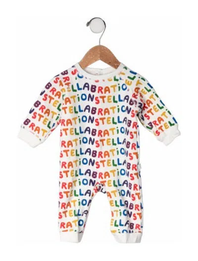 Pre-owned Stella Mccartney Babies' Cotton Printed Onesie In White