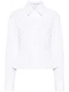 STELLA MCCARTNEY COTTON SHIRT WITH PEPLUM AT THE WAIST