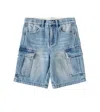 Stella Mccartney Cotton Shorts In Blue