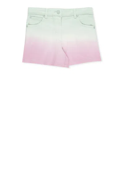 Stella Mccartney Kids' Cotton Shorts In Multicolour