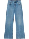 Stella Mccartney Cotton Straight-leg Jeans In Blue