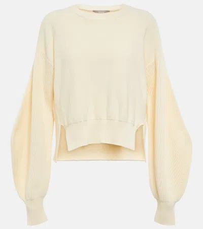 Stella Mccartney Cotton Sweater In Natural