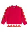 Stella Mccartney Pullover Aus Baumwolle In Rot