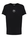 Stella Mccartney Lovestruck Logo Cotton T-shirt In Black