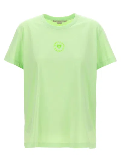 STELLA MCCARTNEY COTTON T-SHIRT WITH CIRCULAR LOGO