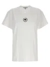 Stella Mccartney Cotton T-shirt With Circular Logo In White