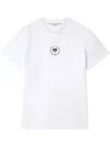 Stella Mccartney Iconic Mini Heart T Shirt In White