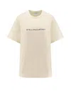 Stella Mccartney Stella Iconics Crewneck T-shirt In Neutral