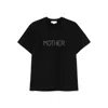 Stella Mccartney Crew Neck Studded Lettering Top