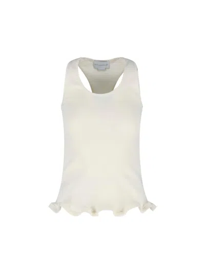 Stella Mccartney Cotton Tank Top In White