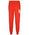 Stella Mccartney Cotton Track-pants In Red