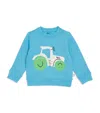 Stella Mccartney Kids Cotton Tractor Sweatshirt (3-36 Months) In Blue