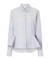 Stella Mccartney Cotton-chambray Shirt In White