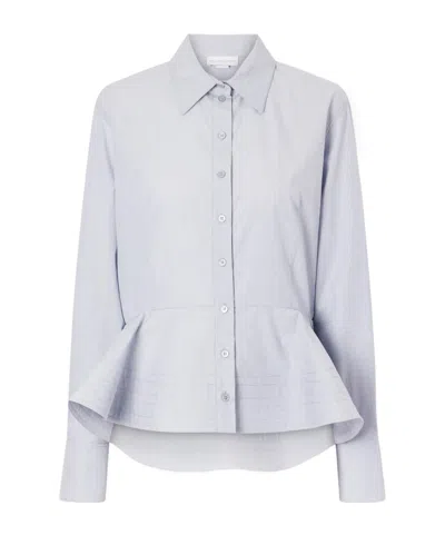 Stella Mccartney Cotton-chambray Shirt In White