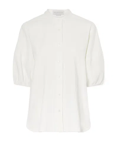 Stella Mccartney Cotton-crepon Shirt In White