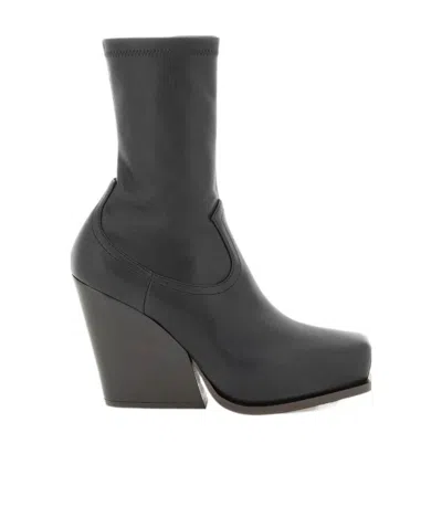 Stella Mccartney Cowboy Ankle Boots In Black