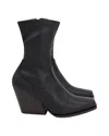 Stella Mccartney Women Black Alter Mat Cowboy Ankle Boots In Black