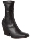 Stella Mccartney Cowboy Womens Manmade Wedge Boots In Black