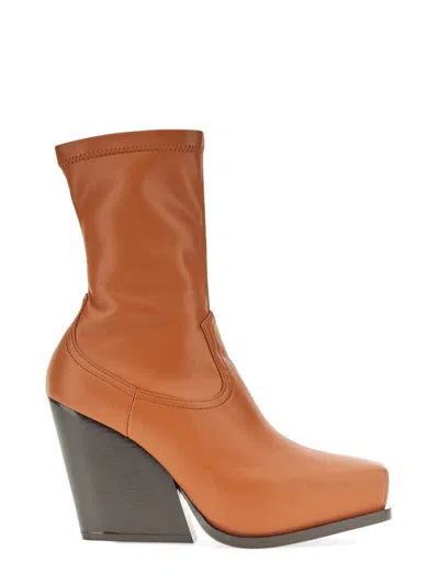 Stella Mccartney Cowboy Boots In Orange