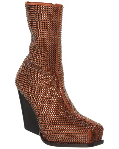 Stella Mccartney Cowboy Crystal Boot In Multi