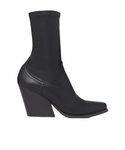 STELLA MCCARTNEY STELLA MCCARTNEY COWBOY STRETCHED SQUARE-TOE BOOTS