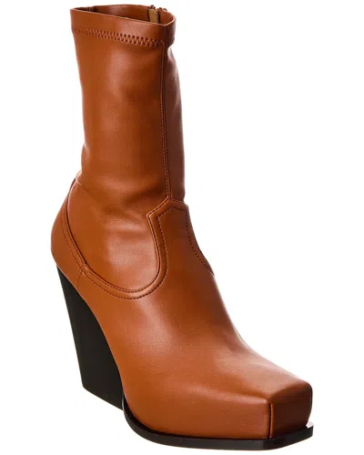 Stella Mccartney Cowboy Stretch Boot In Brown