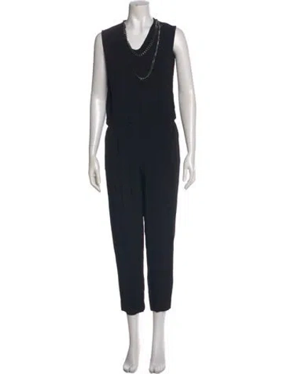 Pre-owned Stella Mccartney Cowl Neck Jumpsuit In Black