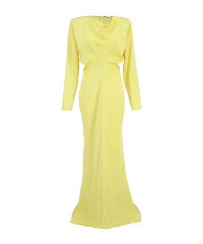 STELLA MCCARTNEY COWL-NECK MAXI DRESS