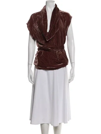 Pre-owned Stella Mccartney Cowl Neck Sleeveless Top In Pink