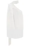 Stella Mccartney Stella Mc Cartney Cream Asymmetric Viscose Top