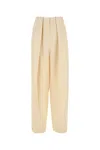 Stella Mccartney Women's Cream Viscose Blend Wide-leg Pant In Neutral