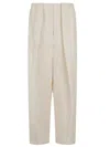 Stella Mccartney Relaxed Wide-leg Trousers In Viscose Blend In Neutral