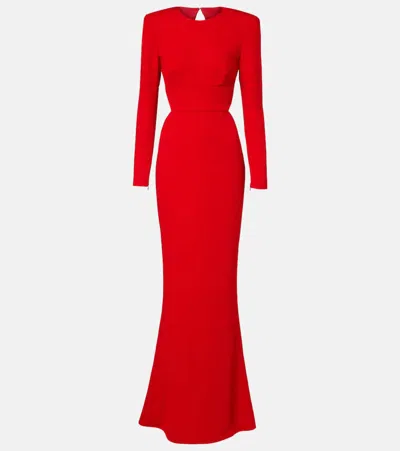 Stella Mccartney Crêpe Gown In Red