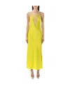 Stella Mccartney Crepe Halter Skirt In Yellow