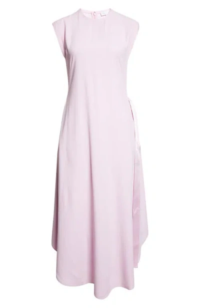 Stella Mccartney Crepe Satin Shift Dress In Pink