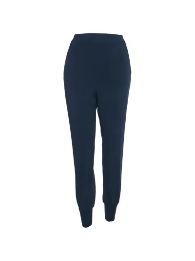 Pre-owned Stella Mccartney Crepe Trousers In Blue