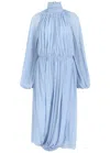 Stella Mccartney Open-back Silk-crepon Midi Dress