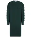 Stella Mccartney Kleid Mit Rundem Ausschnitt In Green