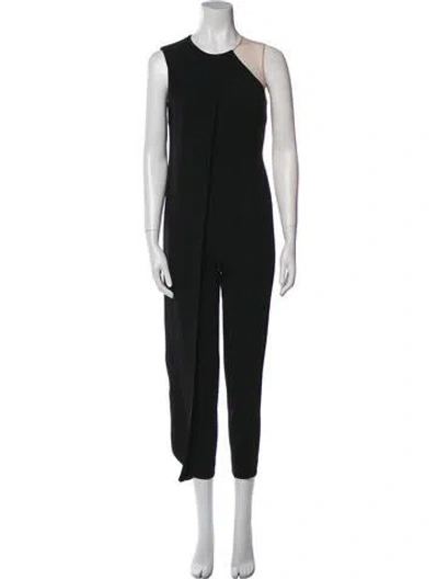 Pre-owned Stella Mccartney Crew Neck Jumpsuit In Black