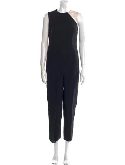 Pre-owned Stella Mccartney Crew Neck Jumpsuit In Black