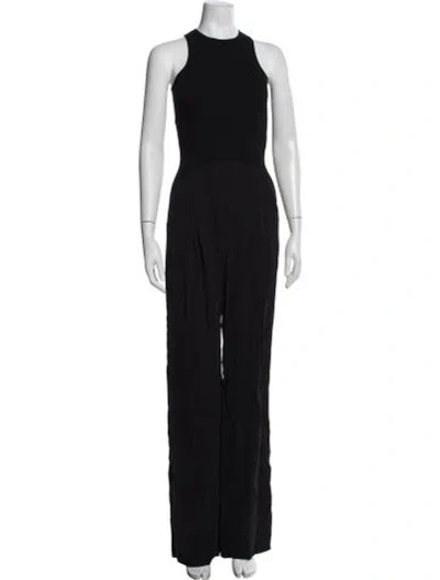 Pre-owned Stella Mccartney Crew Neck Jumpsuit In Black
