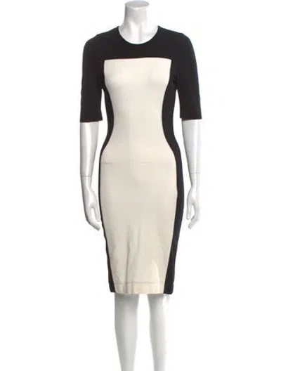 Pre-owned Stella Mccartney Crew Neck Knee-length Dress