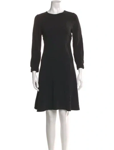 Pre-owned Stella Mccartney Crew Neck Knee-length Dress In Black