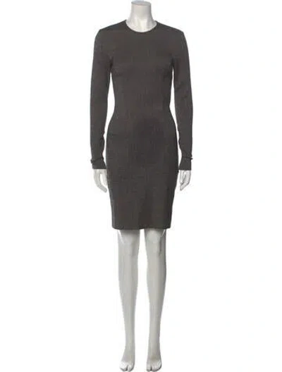 Pre-owned Stella Mccartney Crew Neck Knee-length Dress In Black