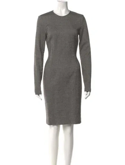 Pre-owned Stella Mccartney Crew Neck Knee-length Dress In Black