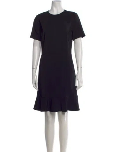 Pre-owned Stella Mccartney Crew Neck Knee-length Dress In Black