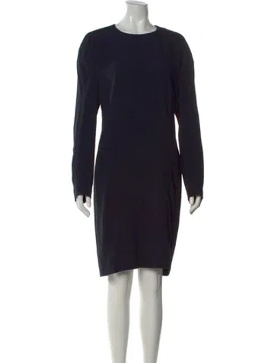Pre-owned Stella Mccartney Crew Neck Knee-length Dress In Black
