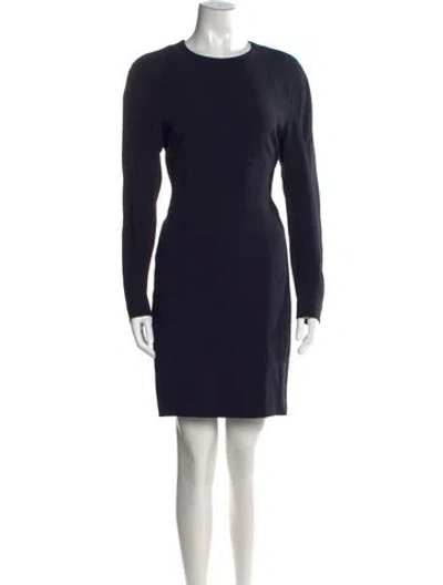 Pre-owned Stella Mccartney Crew Neck Knee-length Dress In Black